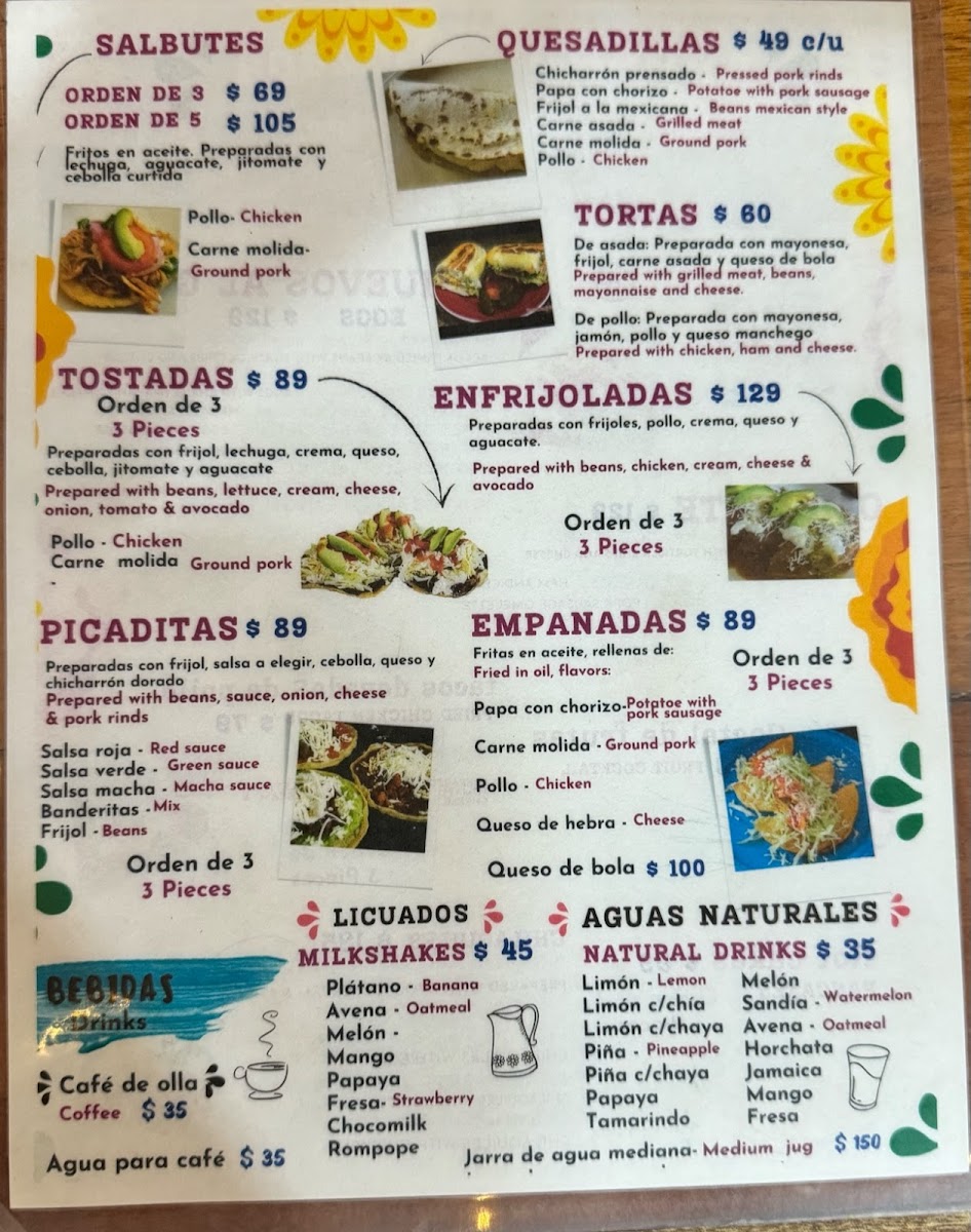 Cocina Orizaba Menu - Image 4